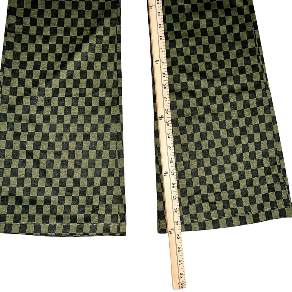 Checkered Black and Green Pants size large nwt - Picture 5 of 6